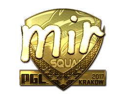 Sticker | mir (Gold) | Boston 2018