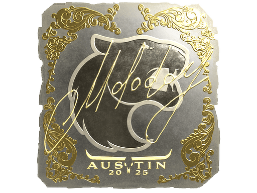 Sticker | molodoy (Gold) | Austin 2025
