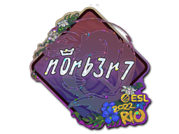 Sticker | n0rb3r7 (Glitter) | Shanghai 2024