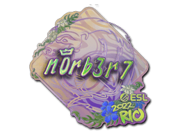 Sticker | n0rb3r7 (Holo) | Rio 2022