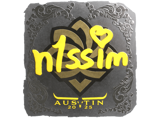 Sticker | n1ssim (Foil) | Austin 2025