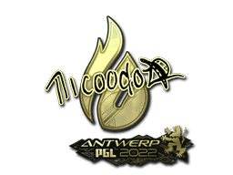 Sticker | nicoodoz (Gold) | Rio 2022