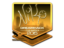 Sticker | NiKo (Gold) | Cologne 2016