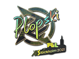 Sticker | Plopski (Holo) | Antwerp 2022