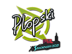 Sticker | Plopski | Antwerp 2022