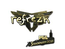 Sticker | refrezh (Gold) | Antwerp 2022