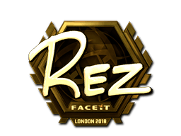 Sticker | REZ (Gold) | Berlin 2019