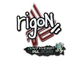 Sticker | rigoN (Glitter) | Rio 2022