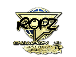 Sticker | ropz (Gold, Champion) | Antwerp 2022