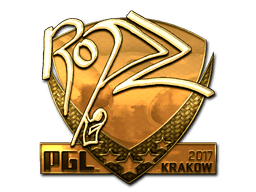 Sticker | ropz (Gold) | Austin 2025