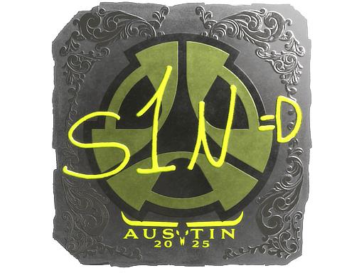 Sticker | s1n (Foil) | Austin 2025