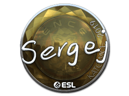 Sticker | sergej (Foil) | Katowice 2019