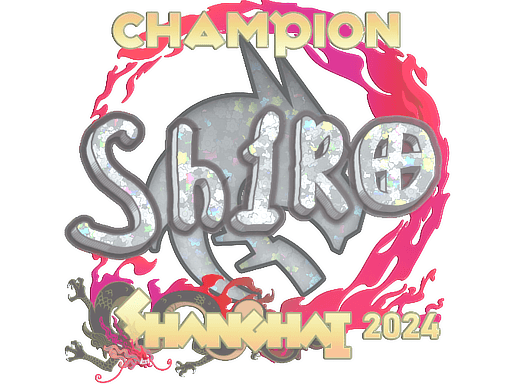 Sticker | sh1ro (Glitter, Champion) | Shanghai 2024