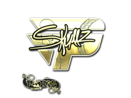 Sticker | skullz (Gold) | Austin 2025