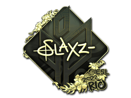 Sticker | slaxz- (Gold) | Austin 2025