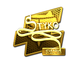 Sticker | STYKO (Gold) | Boston 2018
