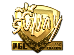Sticker | suNny (Gold) | Boston 2018