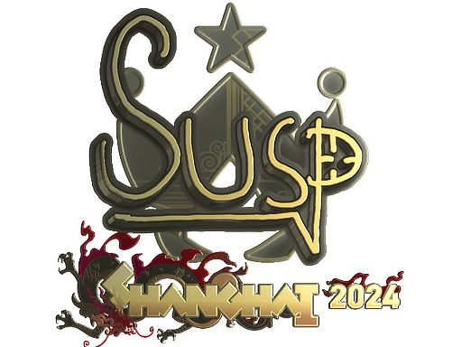 Sticker | susp (Gold) | Austin 2025