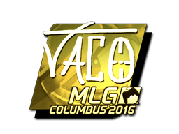 Sticker | TACO (Gold) | Cologne 2016