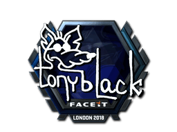 Sticker | tonyblack (Foil) | Katowice 2019