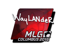 Sticker | wayLander (Foil) | Boston 2018