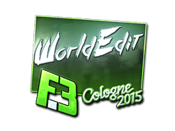 Sticker | WorldEdit (Foil) | Boston 2018