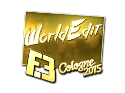 Sticker | WorldEdit (Gold) | Cologne 2016