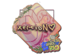 Sticker | xertioN (Holo) | Paris 2023