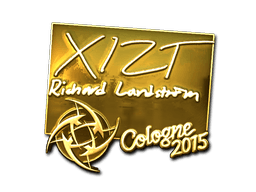 Sticker | Xizt (Gold) | Cologne 2016