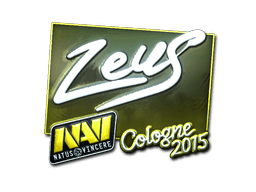 Sticker | Zeus (Foil) | Cologne 2016