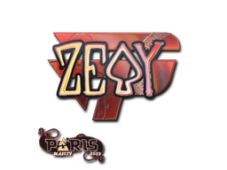 Sticker | zevy (Holo) | Austin 2025