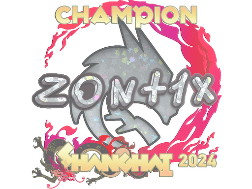 Sticker | zont1x (Glitter, Champion) | Shanghai 2024