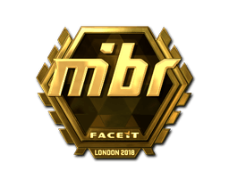 Sticker | MIBR (Gold) | Berlin 2019
