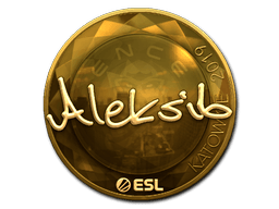 Sticker | Aleksib (Gold) | Austin 2025