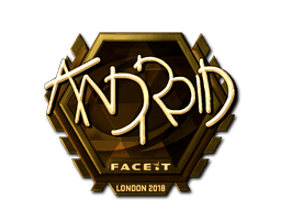 Sticker | ANDROID (Gold) | London 2018