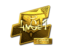 Sticker | ANGE1 (Gold) | Berlin 2019