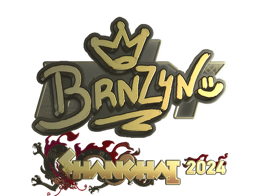 Sticker | brnz4n (Gold) | Austin 2025