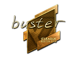 Sticker | buster (Gold) | Berlin 2019