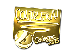 Sticker | coldzera (Gold) | Cologne 2016