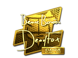 Sticker | DeadFox (Gold) | Berlin 2019