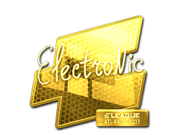 Sticker | electronic (Gold) | Katowice 2019