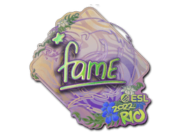 Sticker | fame (Holo) | Austin 2025