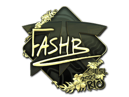 Sticker | FASHR (Gold) | Paris 2023