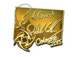 Sticker | f0rest (Gold) | Cologne 2016