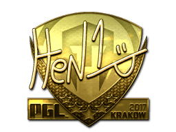 Sticker | HEN1 (Gold) | Boston 2018