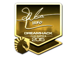 Sticker | Hiko (Gold) | Cologne 2016