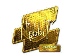 Sticker | Hobbit (Gold) | Boston 2018