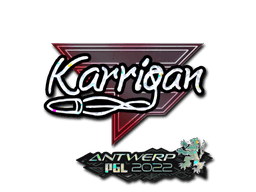 Sticker | karrigan (Glitter) | Shanghai 2024