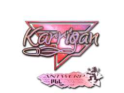 Sticker | karrigan (Holo) | Shanghai 2024