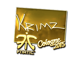Sticker | KRIMZ (Gold) | Cologne 2016